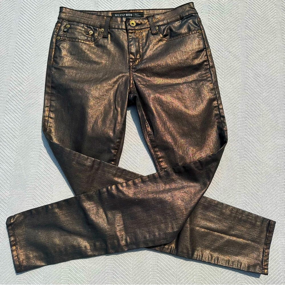Big Star gold coated jeans